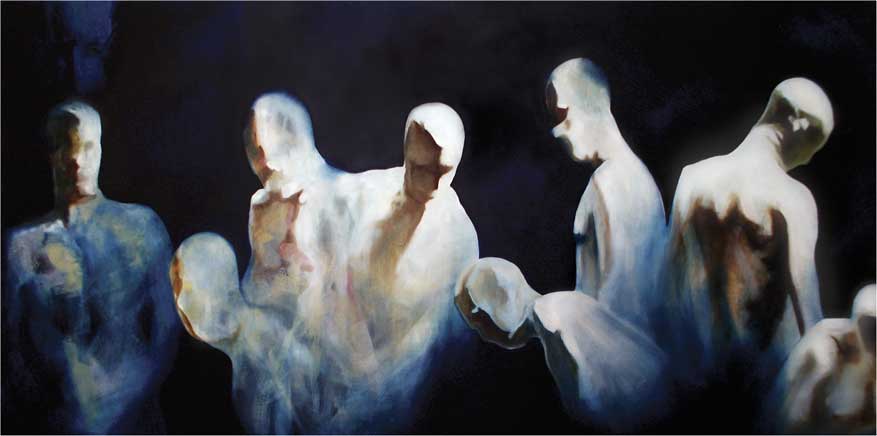 moth - oil on canvas
