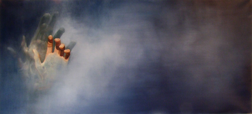 take these hands - oil on canvas